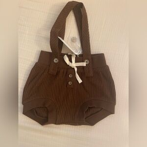 Jamie Kay Chocolate Waffle Overalls